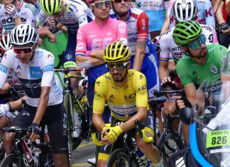 Alapholie (Partie II) Au départ du tour en maillot jaune.
